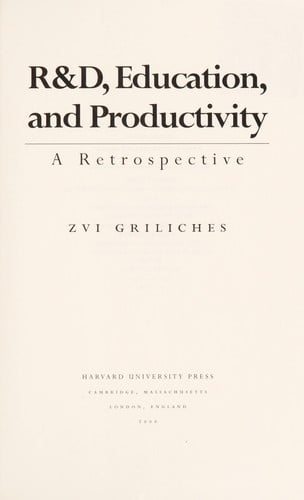 R&D, education, and productivity: a retrospective