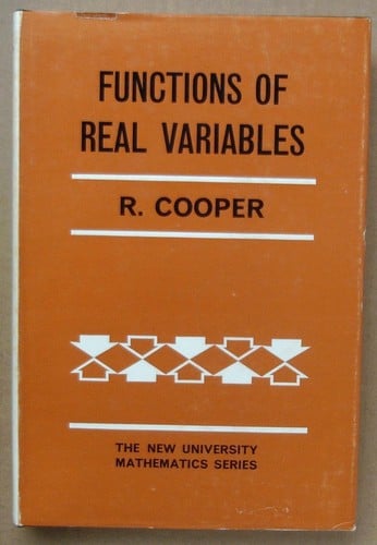 Functions of real variables: a course of advanced calculus.