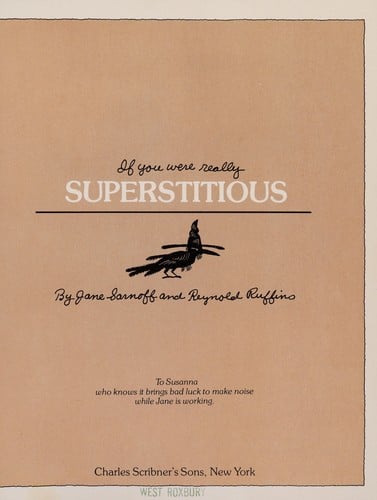 If you were really superstitious