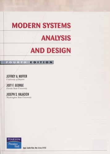 Modern systems analysis and design