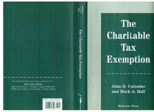 The charitable tax exemption