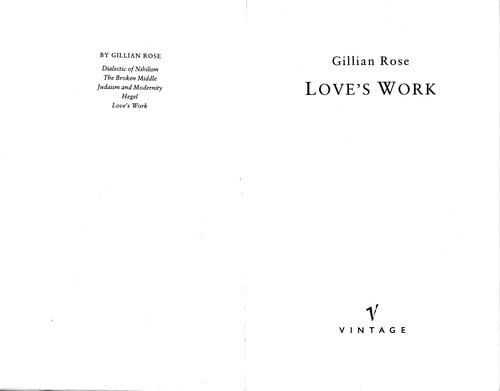 Love's work