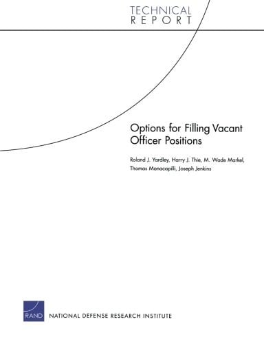 Options for Filling Vacant Officer Positions