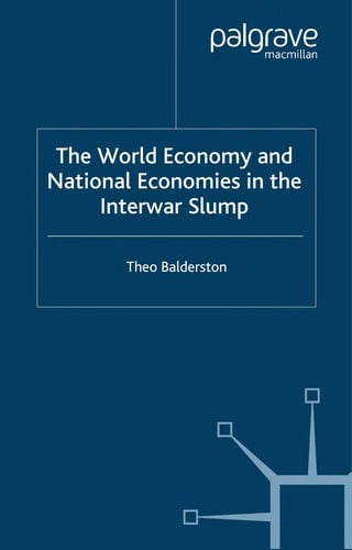 The world economy and national economies in the interwar slump