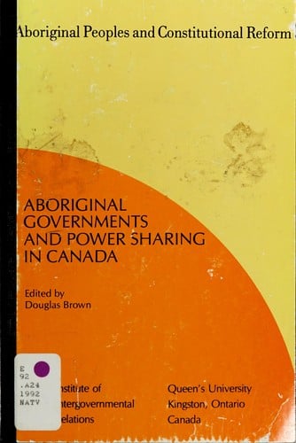 Aboriginal governments and power sharing in Canada