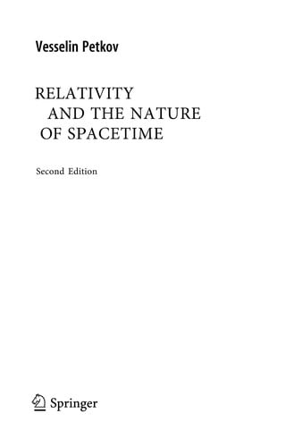 Relativity and the nature of spacetime