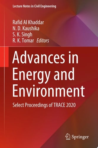 Advances in Energy and Environment