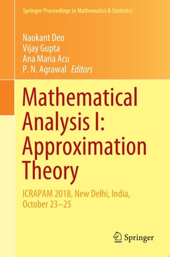 Mathematical Analysis I: Approximation Theory