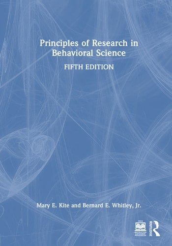 Principles of Research in Behavioral Science