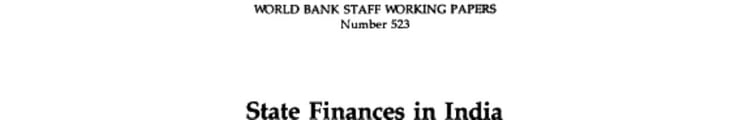 State Finances in India