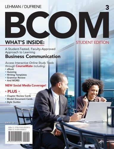 Bundle: BCOM (with Printed Access Card), 3rd + Cengage Learing Write Experience 2.0 Powered by MyAccess with eBook Printed Access Card