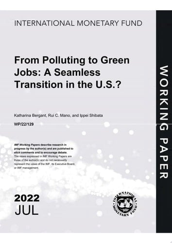 From Polluting to Green Jobs: A Seamless Transition in the U.S.?