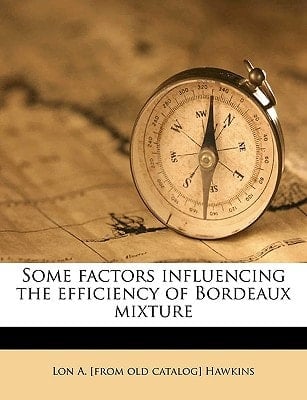 Some factors influencing the efficiency of Bordeaux mixture