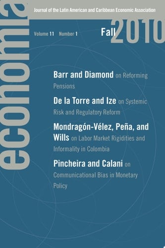 Economía 2010 Journal of the Latin American and Caribbean Economic Association