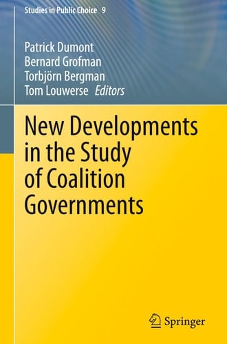 New Developments in the Study of Coalition Governments