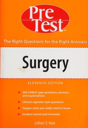 Surgery PreTest Self-assessment and Review