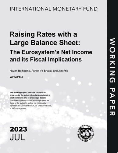 Raising Rates with a Large Balance Sheet: The Eurosystem’s Net Income and Its Fiscal Implications