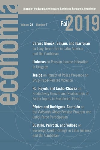 Economía Fall 2019 Journal Of The Latin American and Caribbean Economic Association