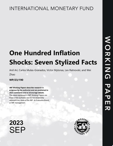 One Hundred Inflation Shocks: Seven Stylized Facts