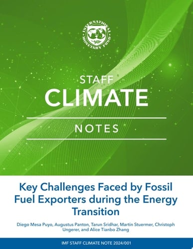 Key Challenges Faced by Fossil Fuel Exporters During the Energy Transition