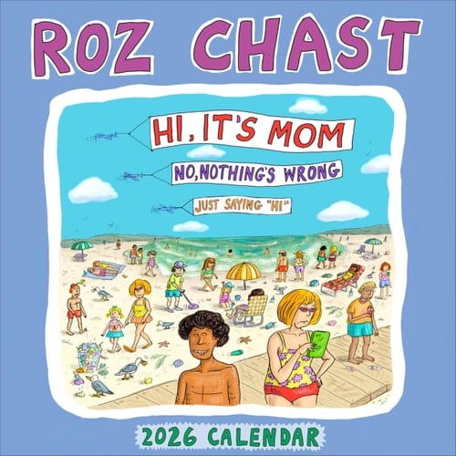 Roz Chast Wall Calendar 2026