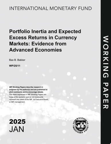 Portfolio Inertia and Expected Excess Returns in Currency Markets Evidence from Advanced Economies