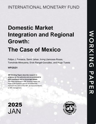 Domestic Market Integration and Regional Growth The Case of Mexico