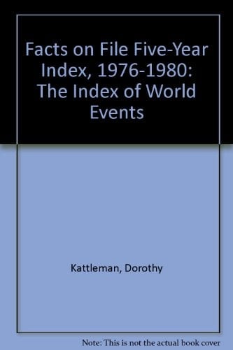 Facts on File Five-Year Index: 1951-1955