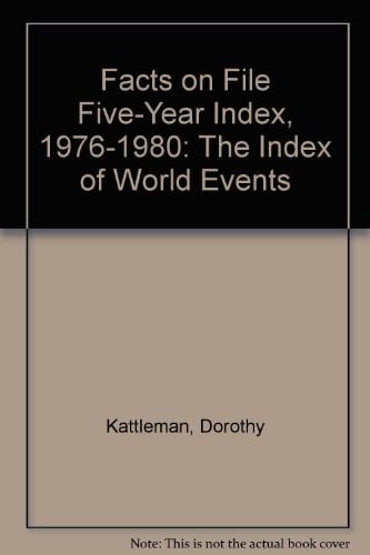 Facts on File Five-Year Indexes, 1976-1980, Set