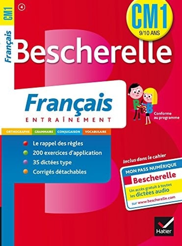 Bescherelle, français entraînement CM1, 9-10 ans