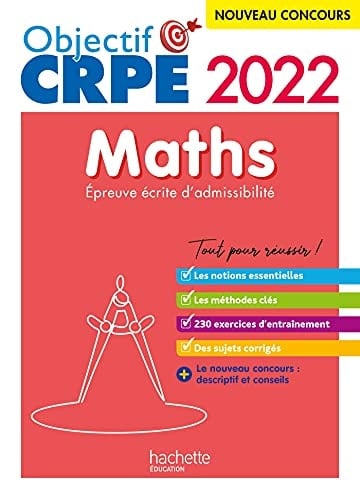 Maths Epreuve écrite d'admissibilité
