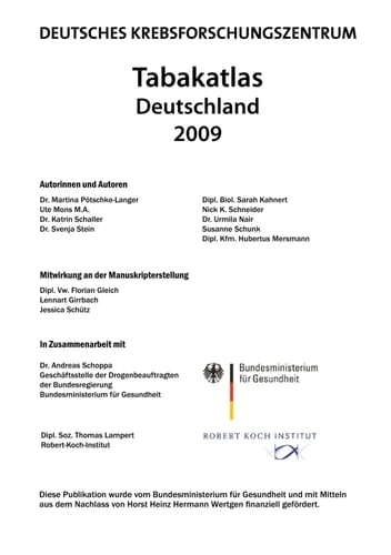 Tabakatlas Deutschland 2009