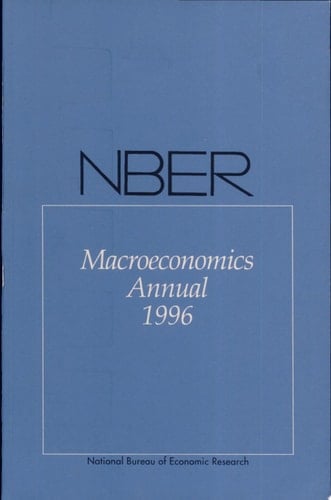 NBER Macroeconomics Annual 1996