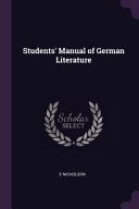 Students' Manual of German Literature
