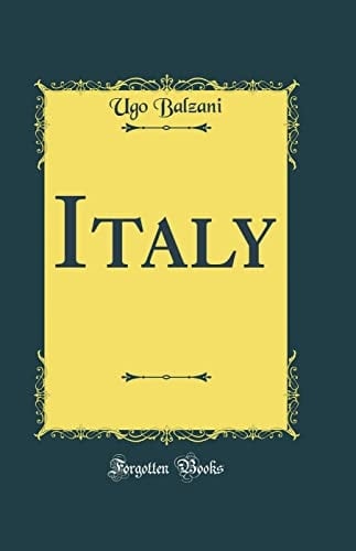Italy (Classic Reprint)