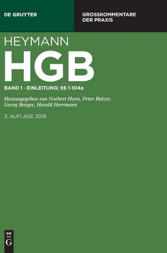 Erstes Buch. Einleitung; §§ 1-104a