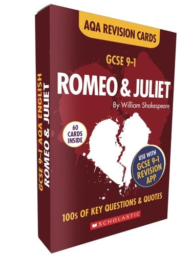 Romeo and Juliet: GCSE Revision Cards for AQA English Literature with free app (GCSE Grades 9-1 Revision Cards)