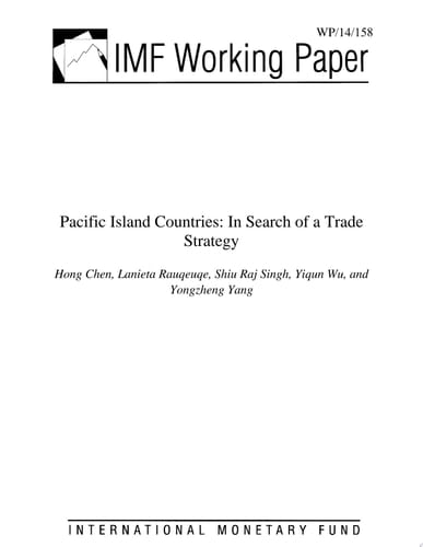 Pacific Island Countries In Search of a Trade Strategy
