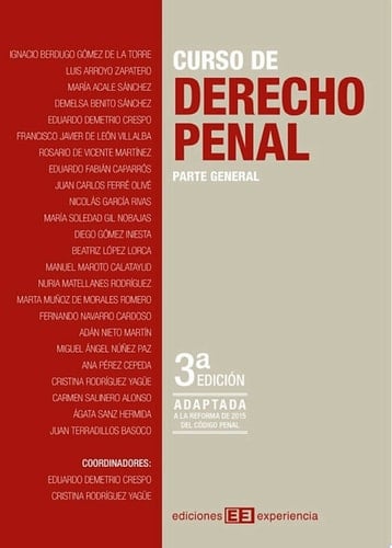 Curso de Derecho Penal Parte General