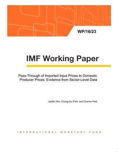 Pass-Through of Imported Input Prices to Domestic Producer Prices Evidence from Sector-Level Data