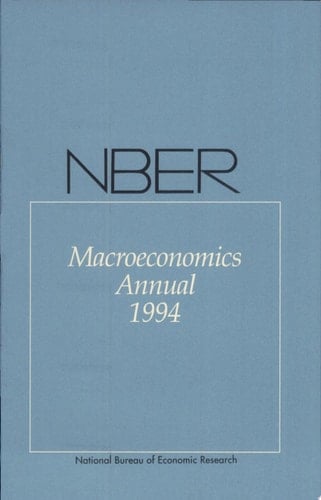 NBER Macroeconomics Annual 1994