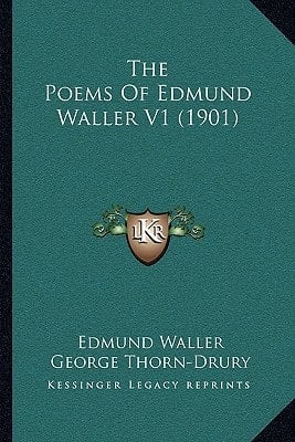 The Poems Of Edmund Waller V1 (1901)