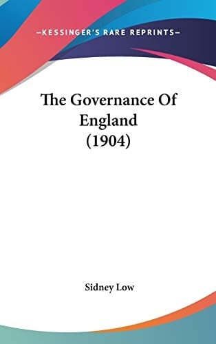 The Governance Of England (1904)