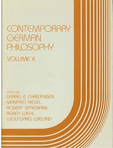 Contemporary German Philosophy: 1984