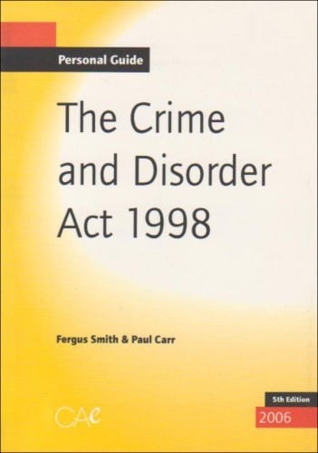 CrimeDisorder Act 5th Ed