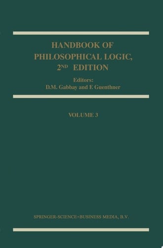 Handbook of Philosophical Logic