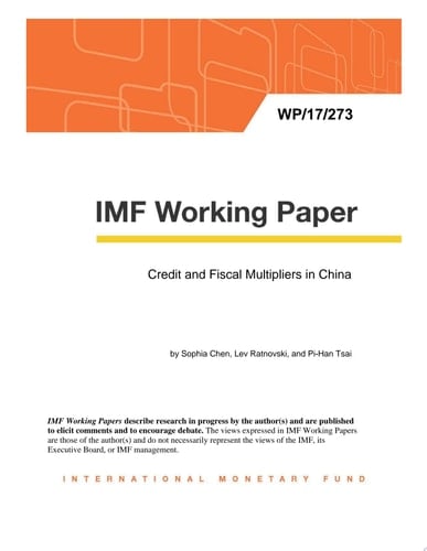 Credit and Fiscal Multipliers in China