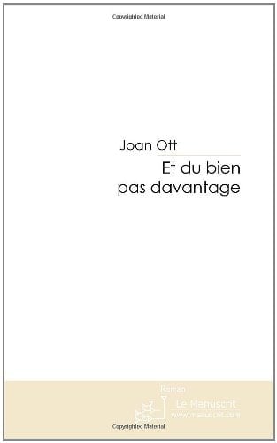 Et du bien pas davantage (MT.ROMAN) (French Edition)