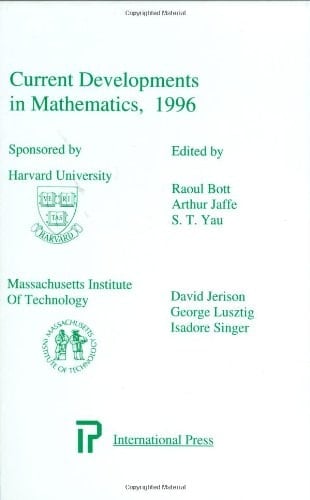 Current Developments in Mathematics, 1996