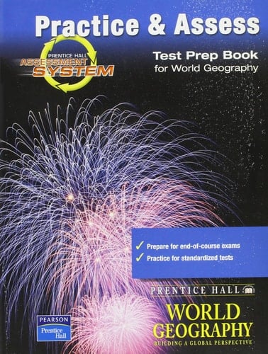 World Geography Test Prep Workbook for World Geography